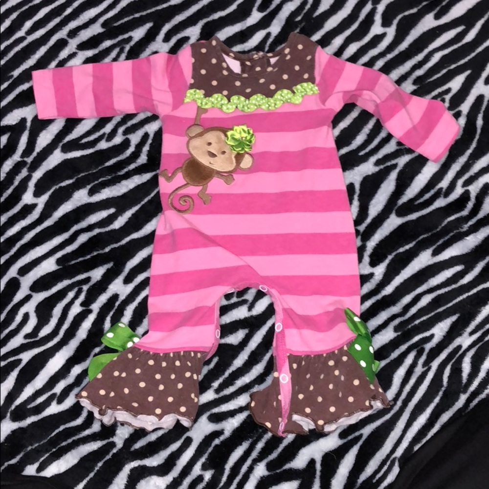 Girls Mollie & Millie One Piece Boutique Suit 0-3